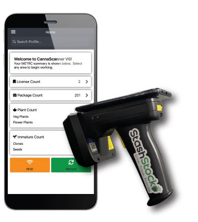 metrc rfid scanner|cannascanner METRC.